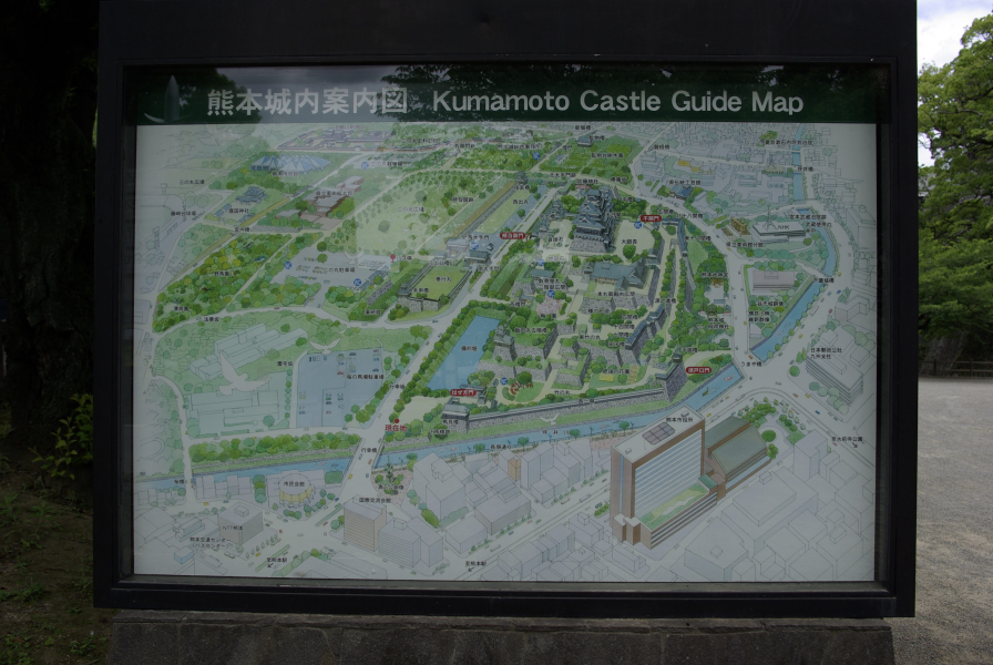 熊本城案内図