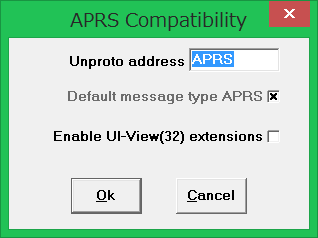 UI-View32 APRS Compatibility setup