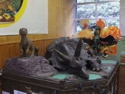 海洋堂ホビー館-展示物3D写真-トリケラトプス