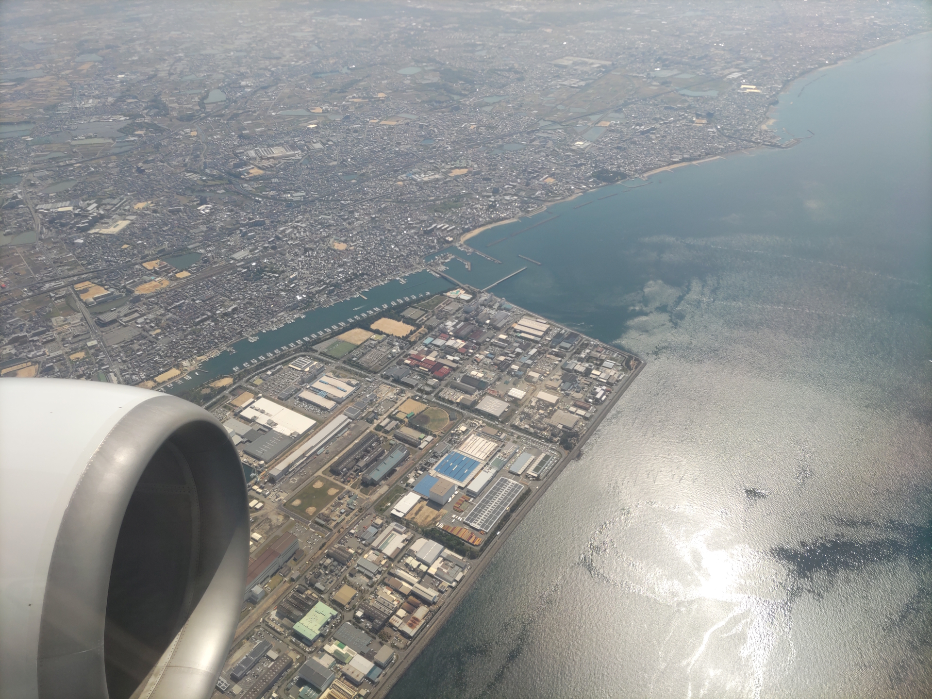 兵庫県加古郡播磨町東新島上空