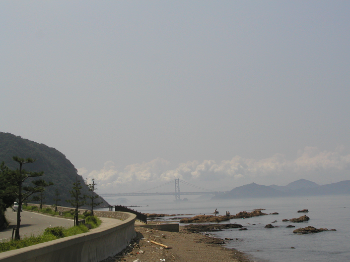 淡路サンセットラインから大鳴門橋の写真