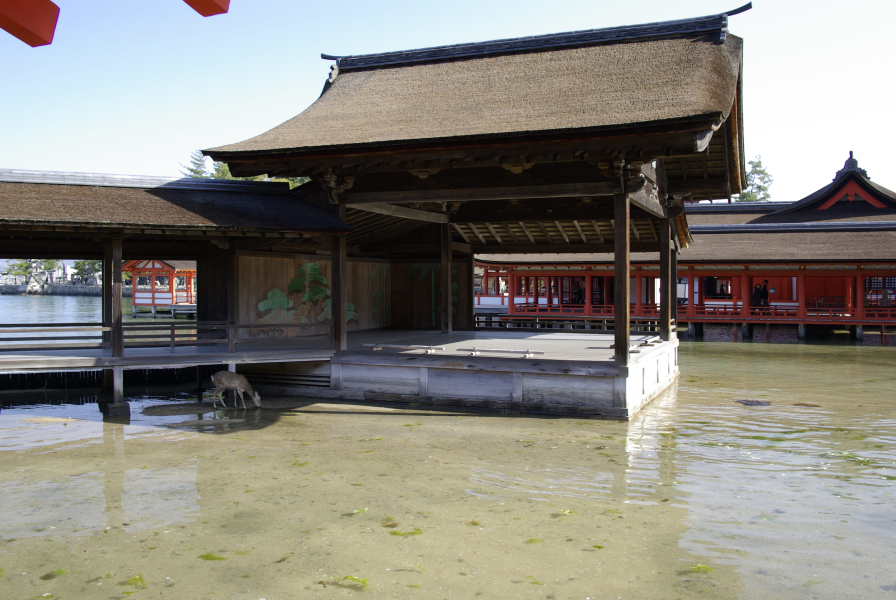 厳島神社能舞台の写真