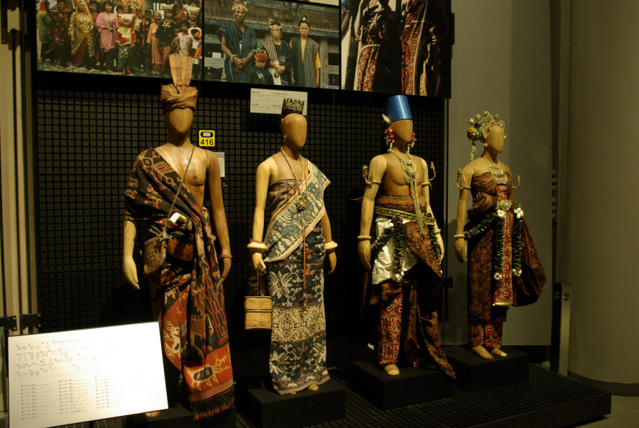国立民族学博物館の館内の写真