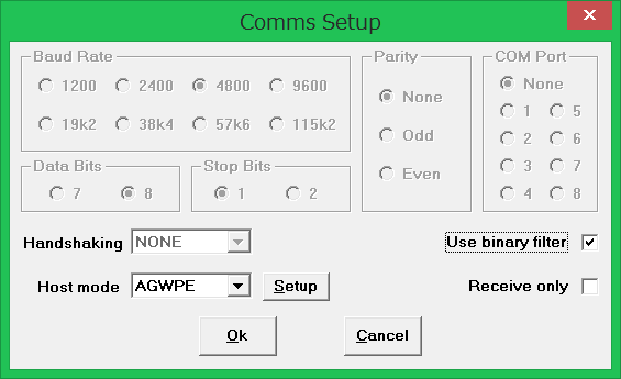 UI-View32 Comms Setup