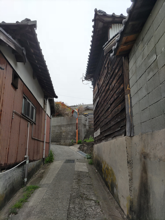 男木島の路地