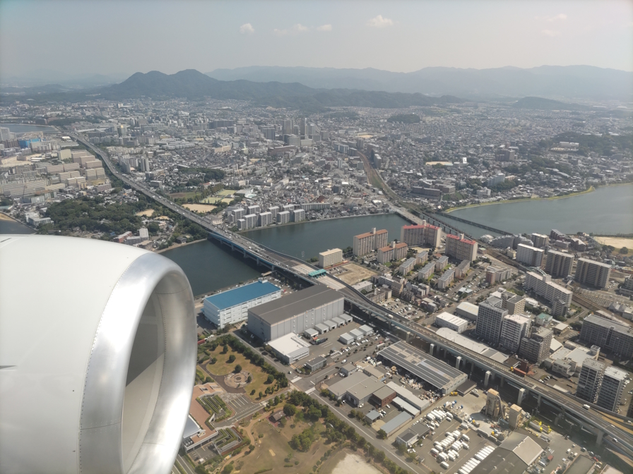 福岡市東区箱崎ふ頭４丁目付近上空の写真