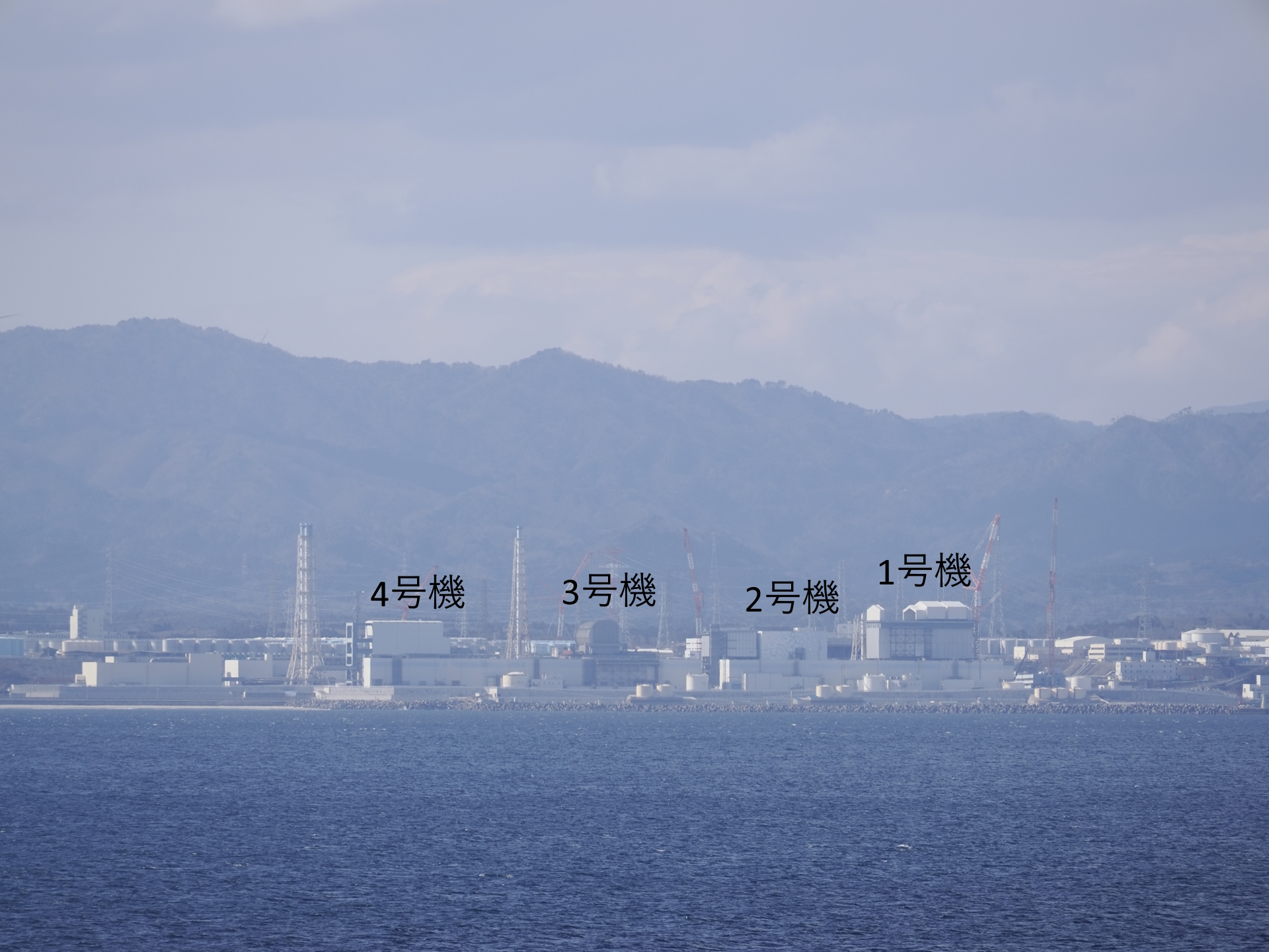 福島第1原発1/2/3/4号機
