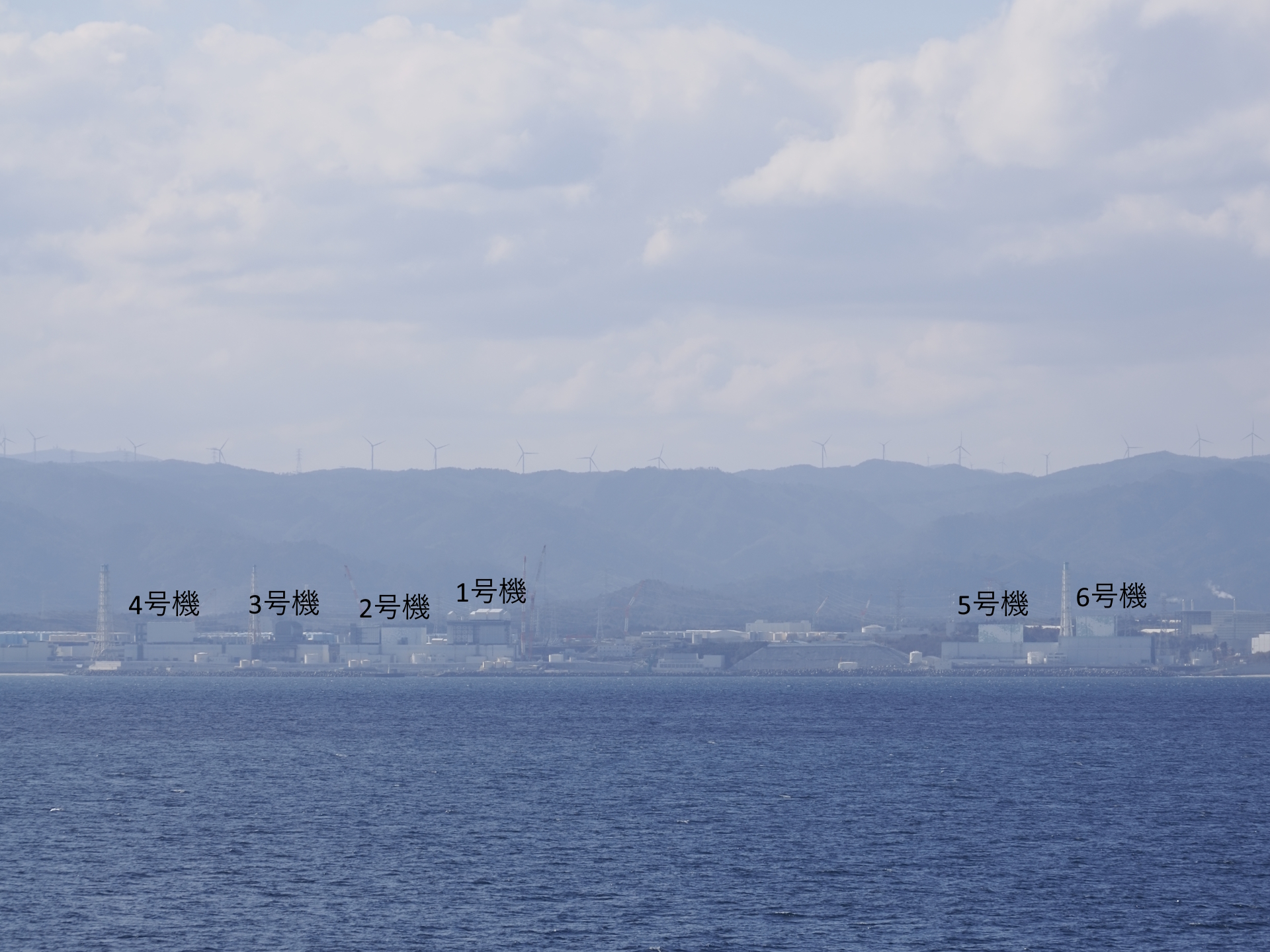 福島第1原発全景